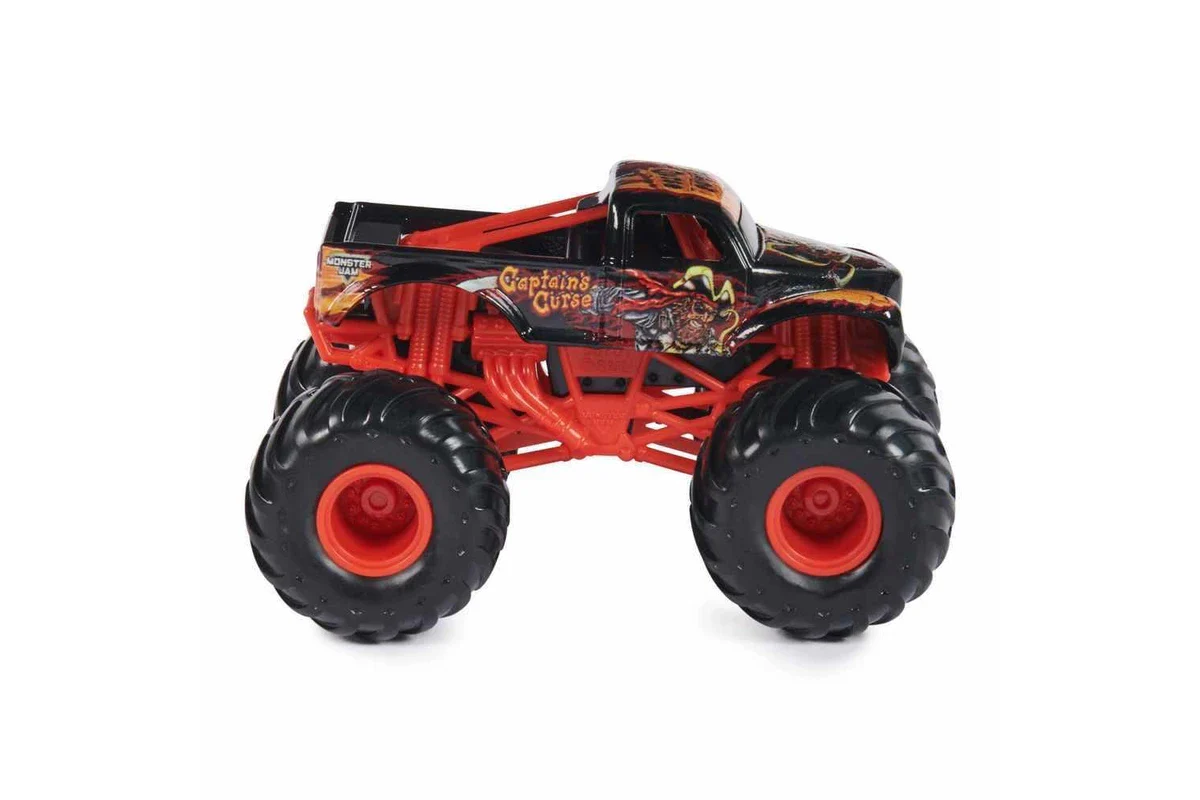MONSTER JAM 1:64 DIECAST TRUCKS - CAPTAIN'S CURSE - Image 3