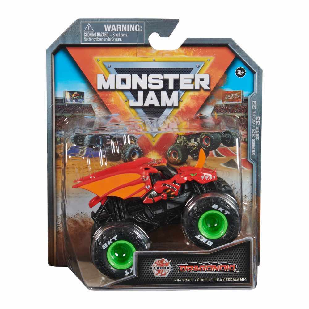 MONSTER JAM 1:64 DIECAST TRUCKS - DRAGONOID