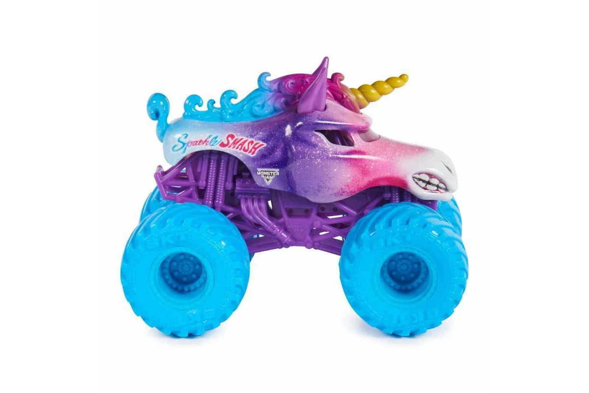 MONSTER JAM 1:64 DIECAST TRUCKS - SPARKLE SMASH - Image 3