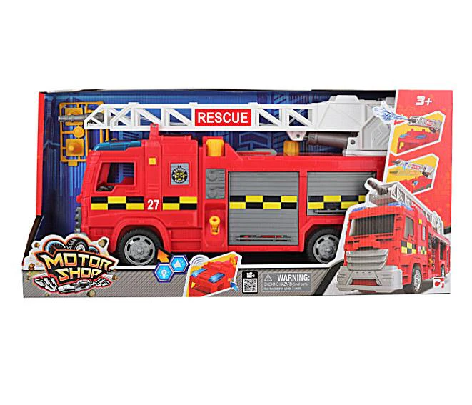 MOTOR SHOP LIGHTS AND SOUND PUMP ACTION FIRE ENGINE - Image 2