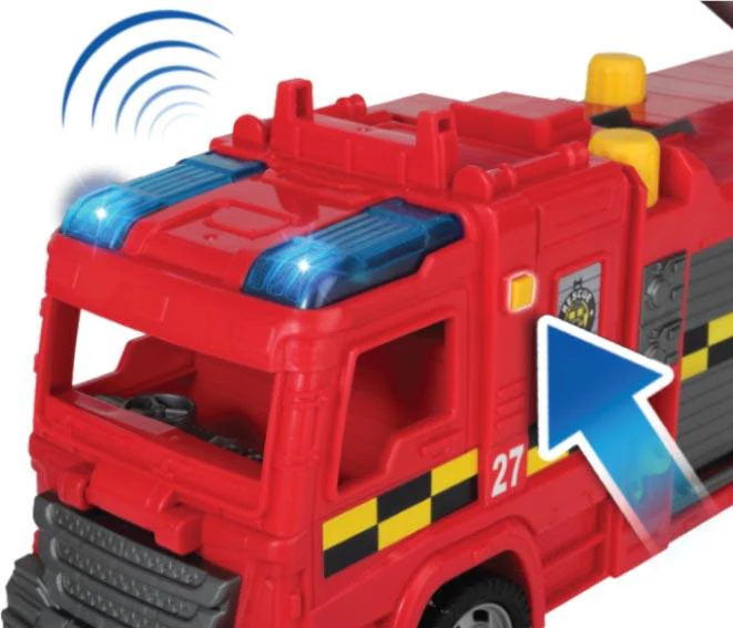 MOTOR SHOP LIGHTS AND SOUND PUMP ACTION FIRE ENGINE - Image 3