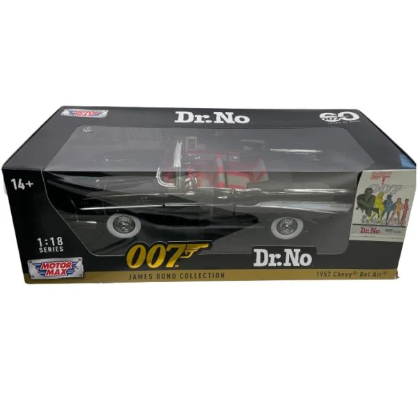 MOTORMAX 1:18 DIECAST MODEL - JAMES BOND 'DR. NO' (1962) - 1957 CHEVROLET BEL AIR - Image 5