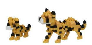 NANOBLOCK CRITTER - CHEETAHS - Image 2