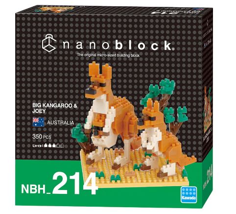 NANOBLOCK - BIG KANGAROO & JOEY - Image 2