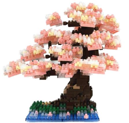 NANOBLOCK DX BONSAI YOSHINO CHERRY NBM-048 - Image 3