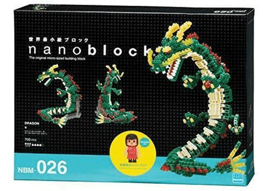 NANOBLOCK - DELUXE DRAGON GREEN 026 - Image 2