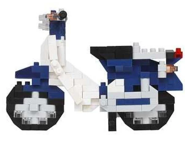 NANOBLOCK - HONDA SUPER CUB 50 - BLUE - Image 3
