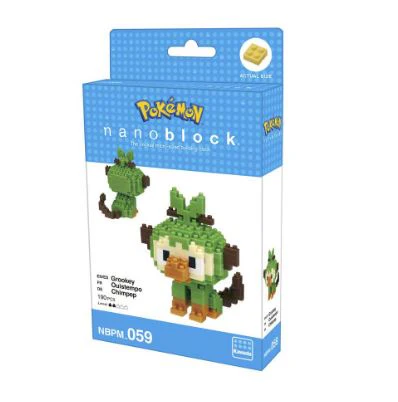 NANOBLOCK - POKEMON - GROOKEY - Image 3