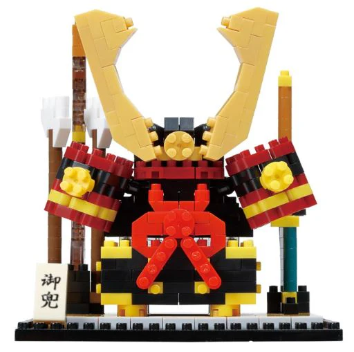 NANOBLOCK SAMURAI HELMET ORNAMENT - Image 2