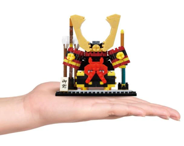 NANOBLOCK SAMURAI HELMET ORNAMENT - Image 3