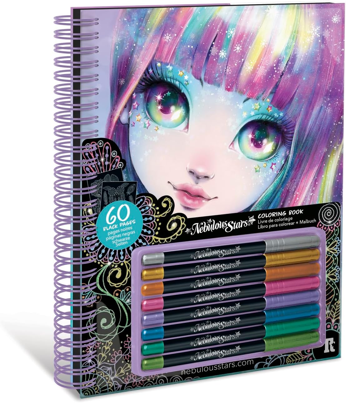NEBULOUS STARS - BLACK PAGES COLOURING BOOK