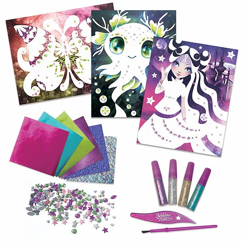 NEBULOUS STARS - GLITTER & FOIL ART - Image 4