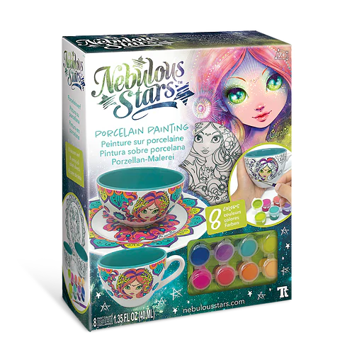 NEBULOUS STARS - PORCELAIN PAINTING