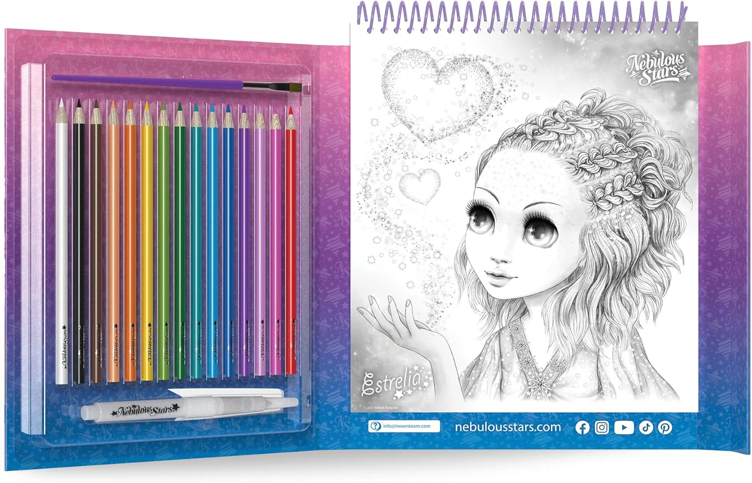 NEBULOUS STARS - WATERCOLOURING BOOK SET - Image 2