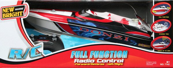 NEW BRIGHT R/C DONZI BOAT 45CM