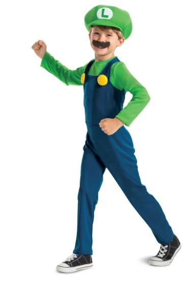 DISGUISE  SUPER MARIO LUIGI COSTUME - M
