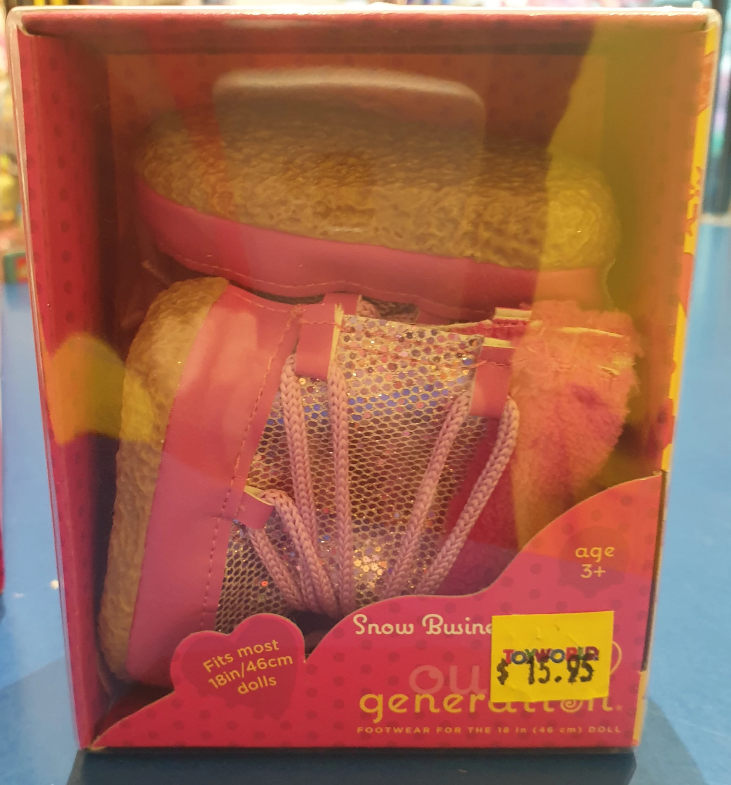 OUR GENERATION 18INCH DOLL SHOES SNOW BUSINESS