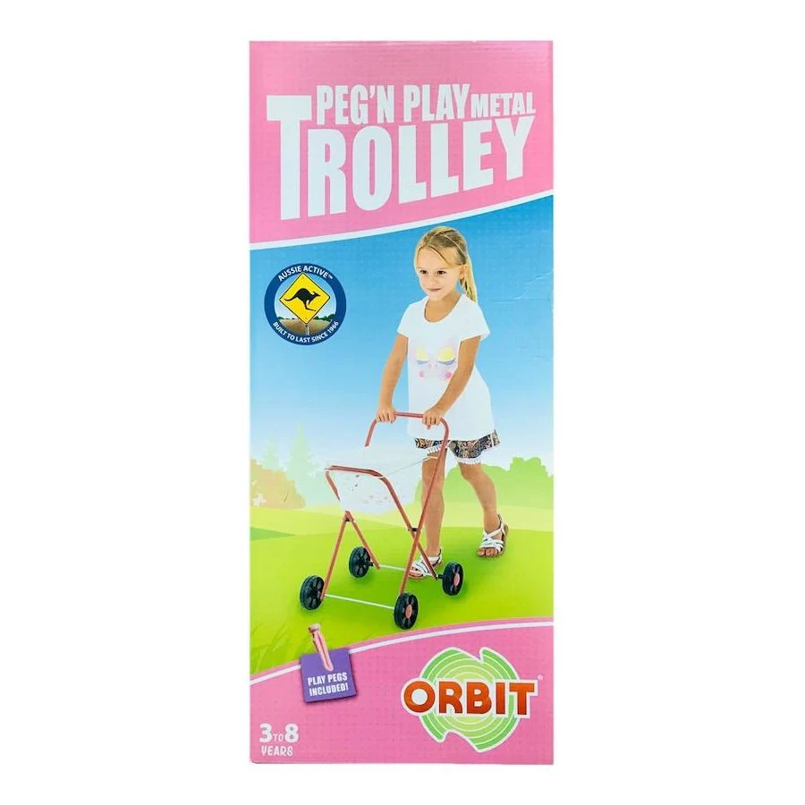 ORBIT - METAL CLOTHES TROLLEY & BASKET