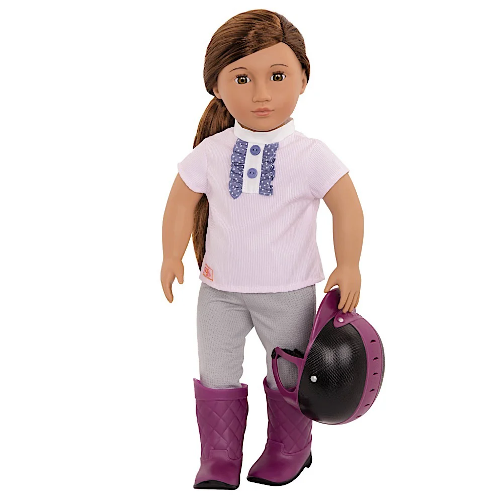 OUR GENERATION DOLL W/ RIDING OUTFIT - ELLIANA BROWN
