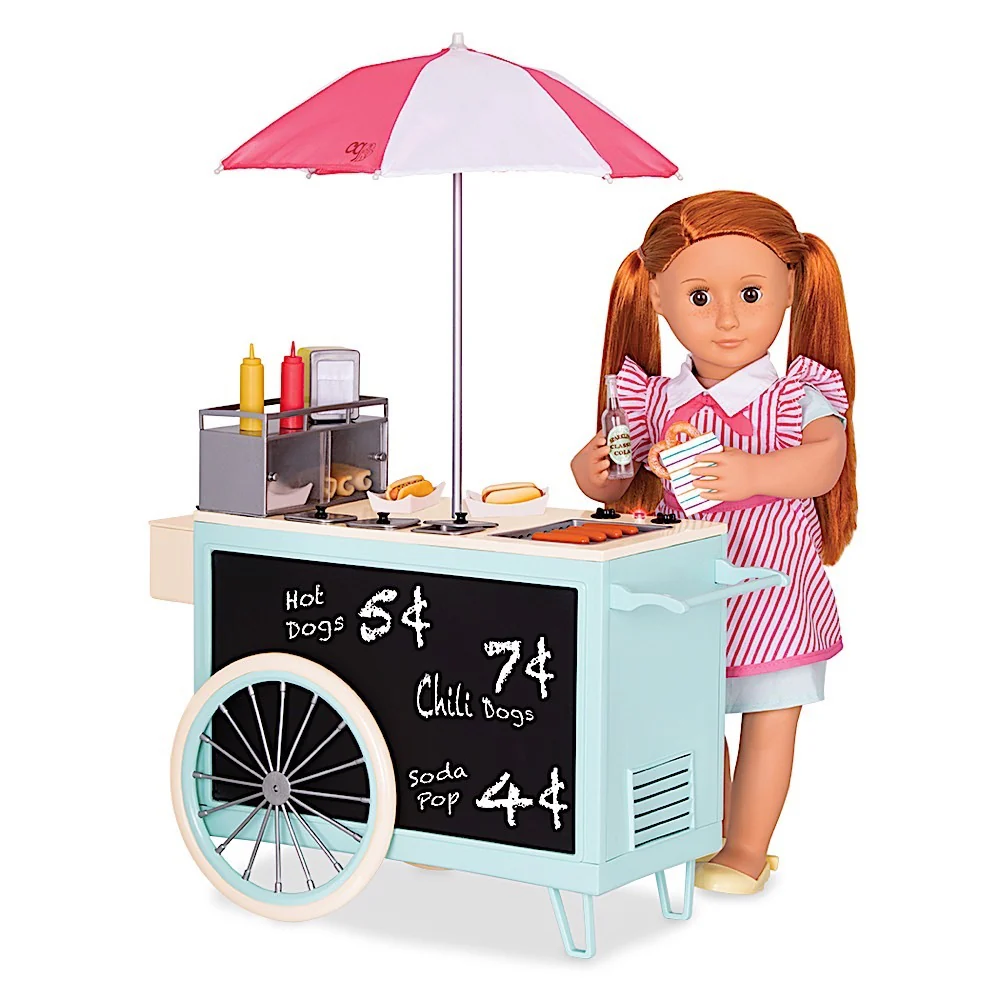 OUR GENERATION RETRO HOT DOG GENERATION CART RETRO HOT DOUR GENERATION CART