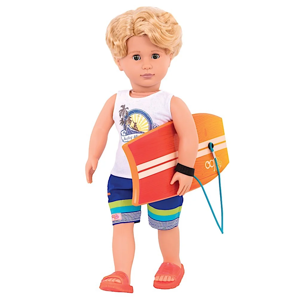 OUR GENERATION SURFER BOY DOLL GABE BLONDE