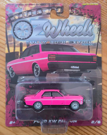 OZ WHEELS 1:64 FULLY SICK DETAIL SERIES 1 XW FORD FALCON PINK