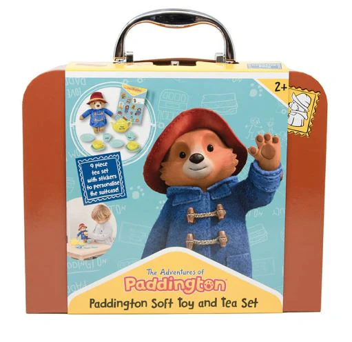 PADDINGTON BEAR - TV PADINGTON SOFT TOY AND TEA SET IN SUITCASE - Image 4