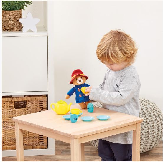 PADDINGTON BEAR - TV PADINGTON SOFT TOY AND TEA SET IN SUITCASE - Image 5
