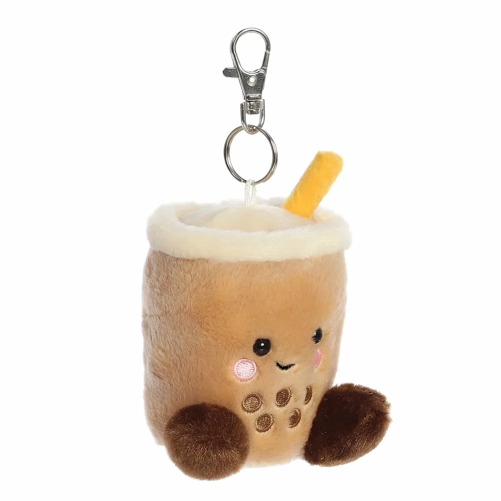 PALM PALS - MILKY TEA BOBA CLIP ON KEY CHAIN - Image 2