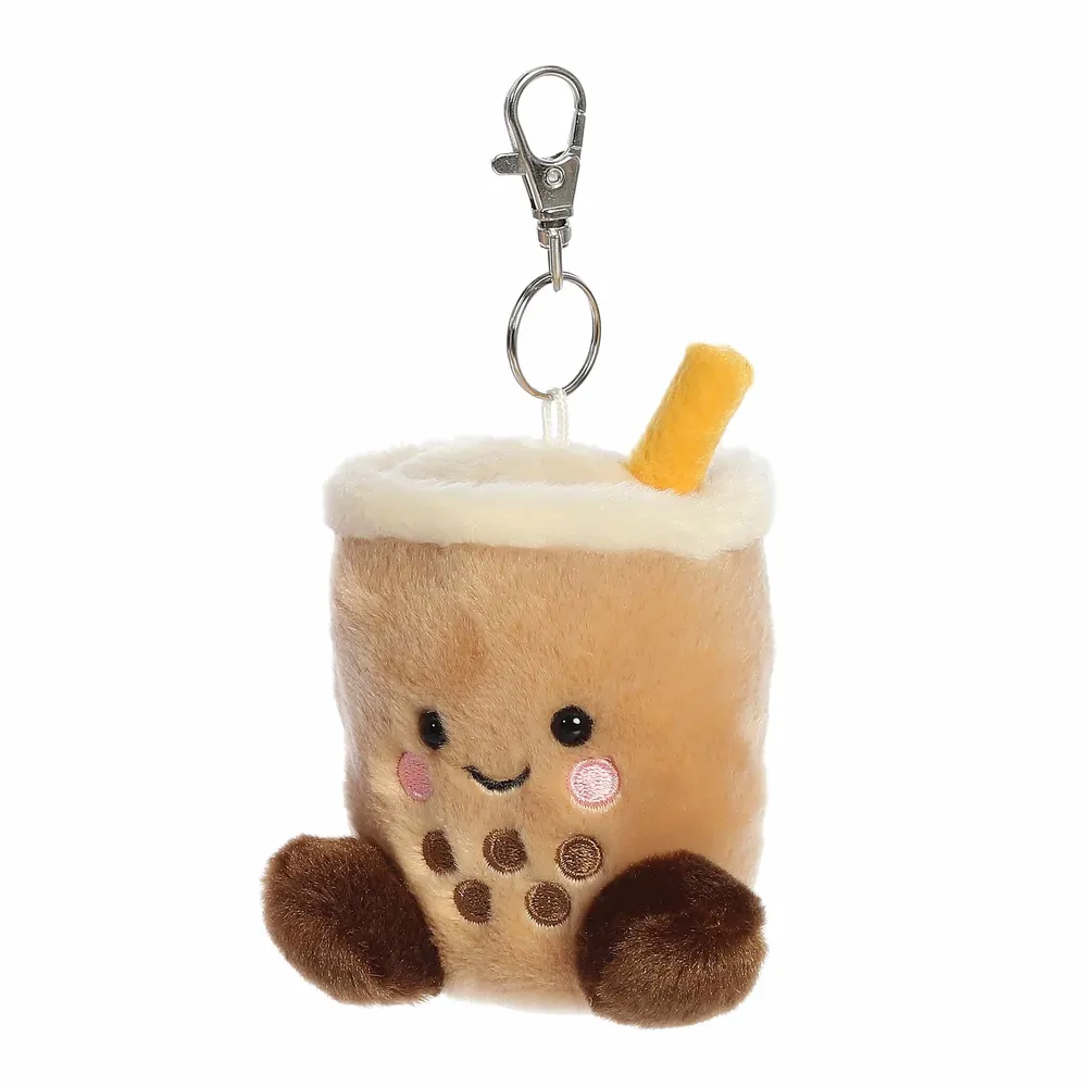 PALM PALS - MILKY TEA BOBA CLIP ON KEY CHAIN - Image 5
