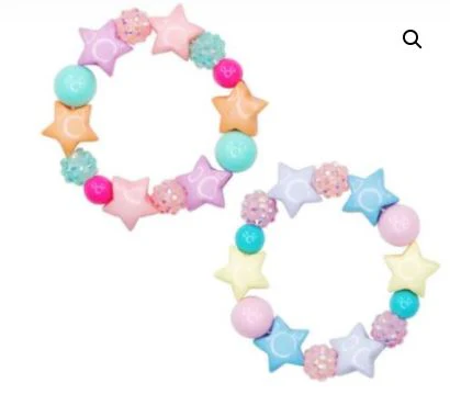 PINK POPPY PASTEL SPARKLE STAR BRACELET
