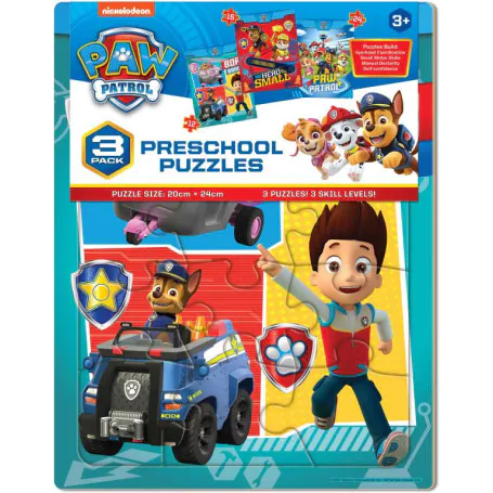 PAW PATROL 3PK PUZZLE