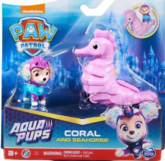 PAW PATROL AQUA HERO PUPS ASSORT - CORAL