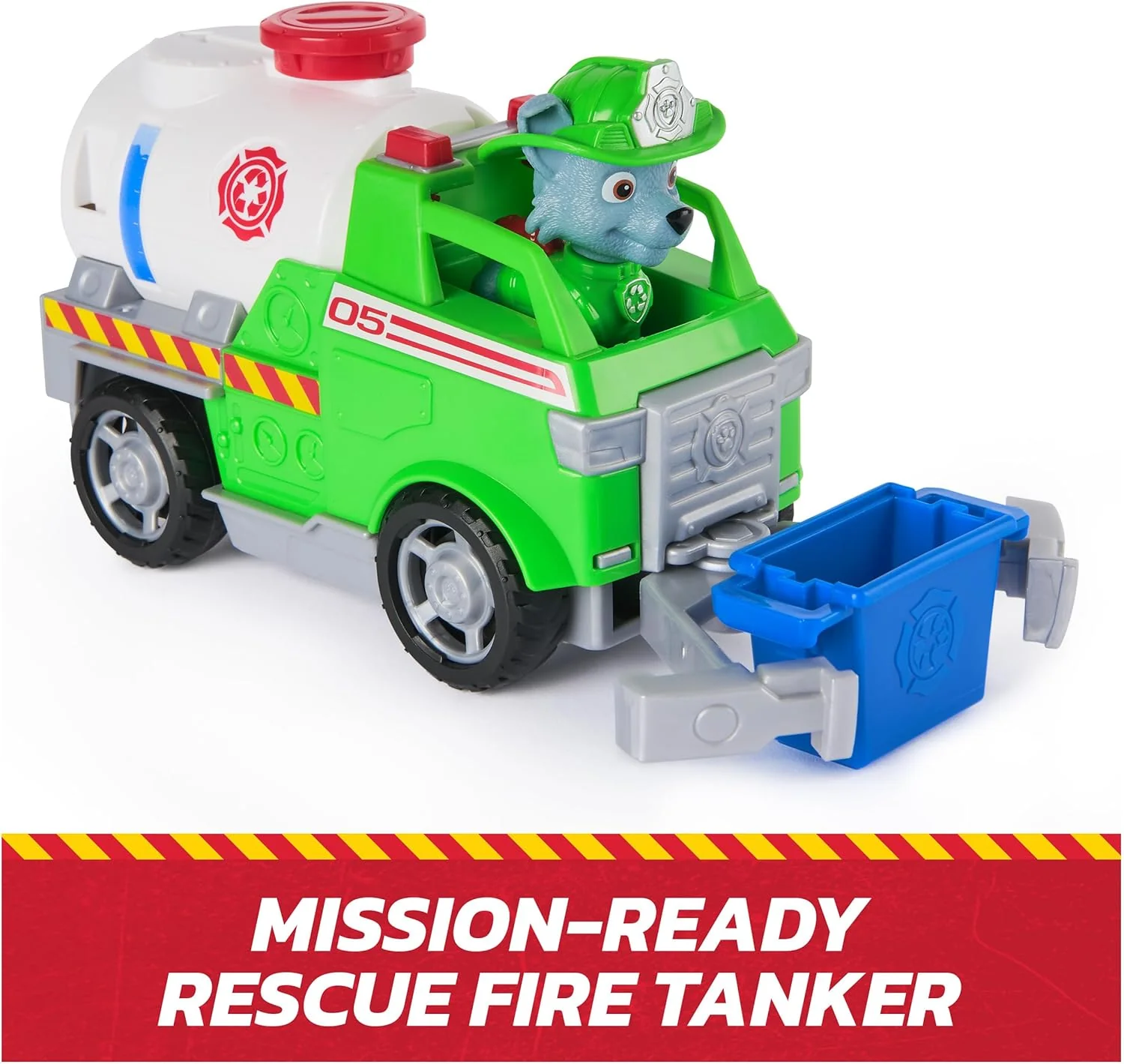 PAW PATROL - FIRE RESCUE ROCKY RESCUE FIRE TANKER - Image 2