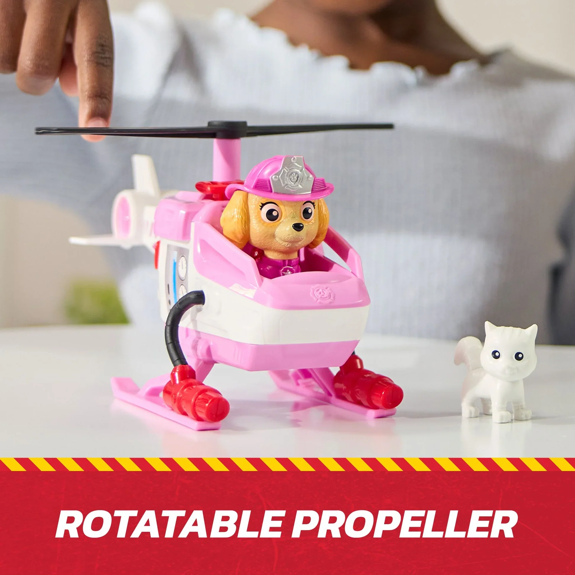 PAW PATROL FIRE RESCUE - SKYE RESCUE FIRE CHOPPER - Image 3