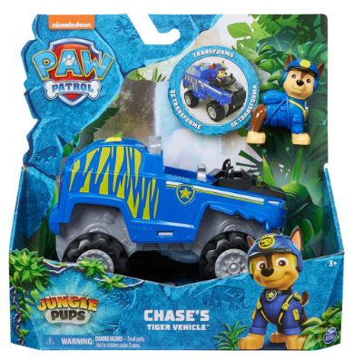 PAW PATROL JUNGLE PUPS - CHASE'S TIGER VEHICLE