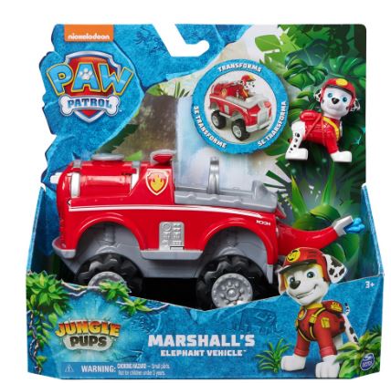 PAW PATROL JUNGLE PUPS MARSHALL'S ELEPHANT THEMED VEHICLE