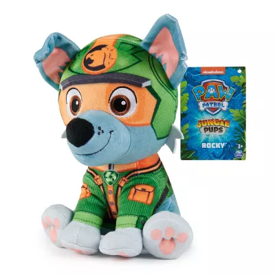 PAW PATROL JUNGLE PUPS - ROCKY 20CM PLUSH - Image 2