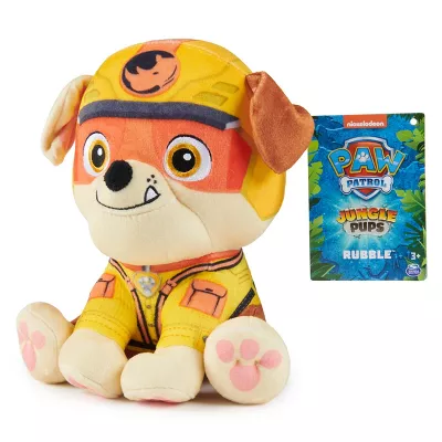 PAW PATROL JUNGLE PUPS - RUBBLE 20CM PLUSH - Image 2