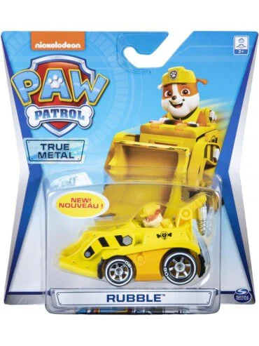 PAW PATROL METAL VEHICLE MIGHTY PUPS ASSORTMENT RUBBLE