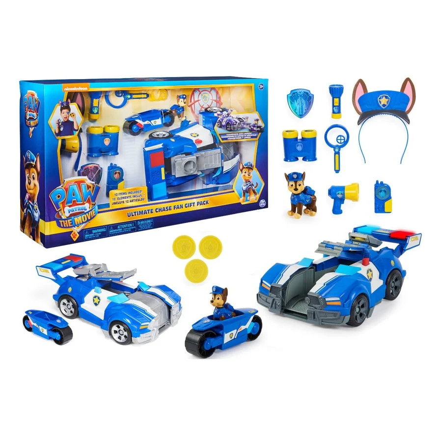 PAW PATROL MOVIE ULTIMATE CHASE FAN GIFT PACK