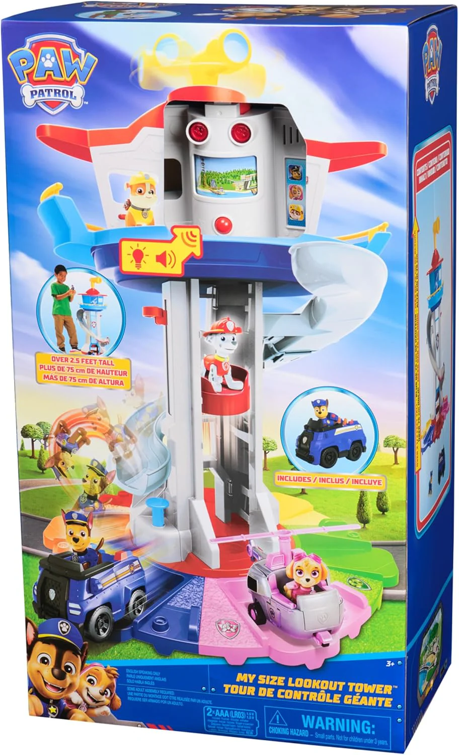 PAW PATROL MY SIZE LOOKOUT TOWER VEHICLE PLAYSET