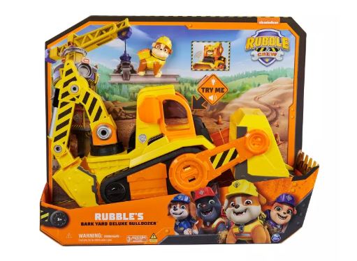 PAW PATROL RUBBLE & CREW RUBBLE'S BARK YARD DELUXE BULLDOZER - Image 2