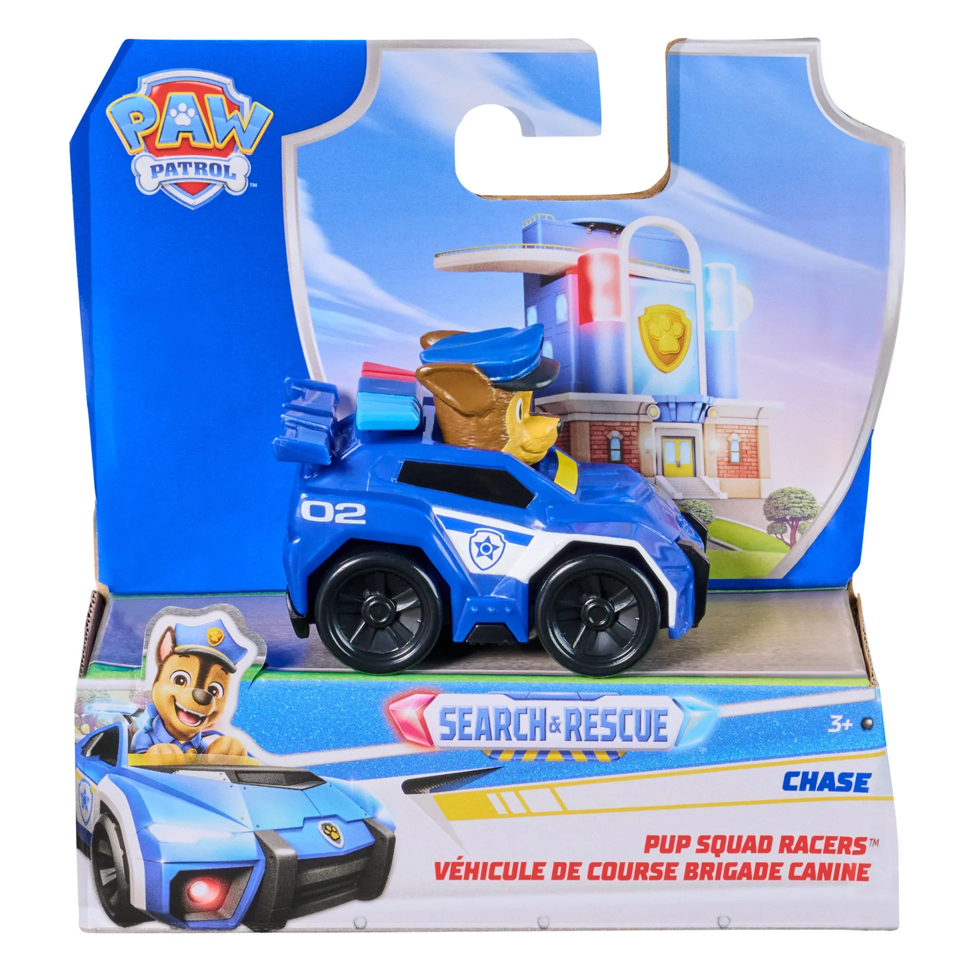 PAW PATROL SEARCH AND RESCUE PUP SQUAD RACER - CHASE