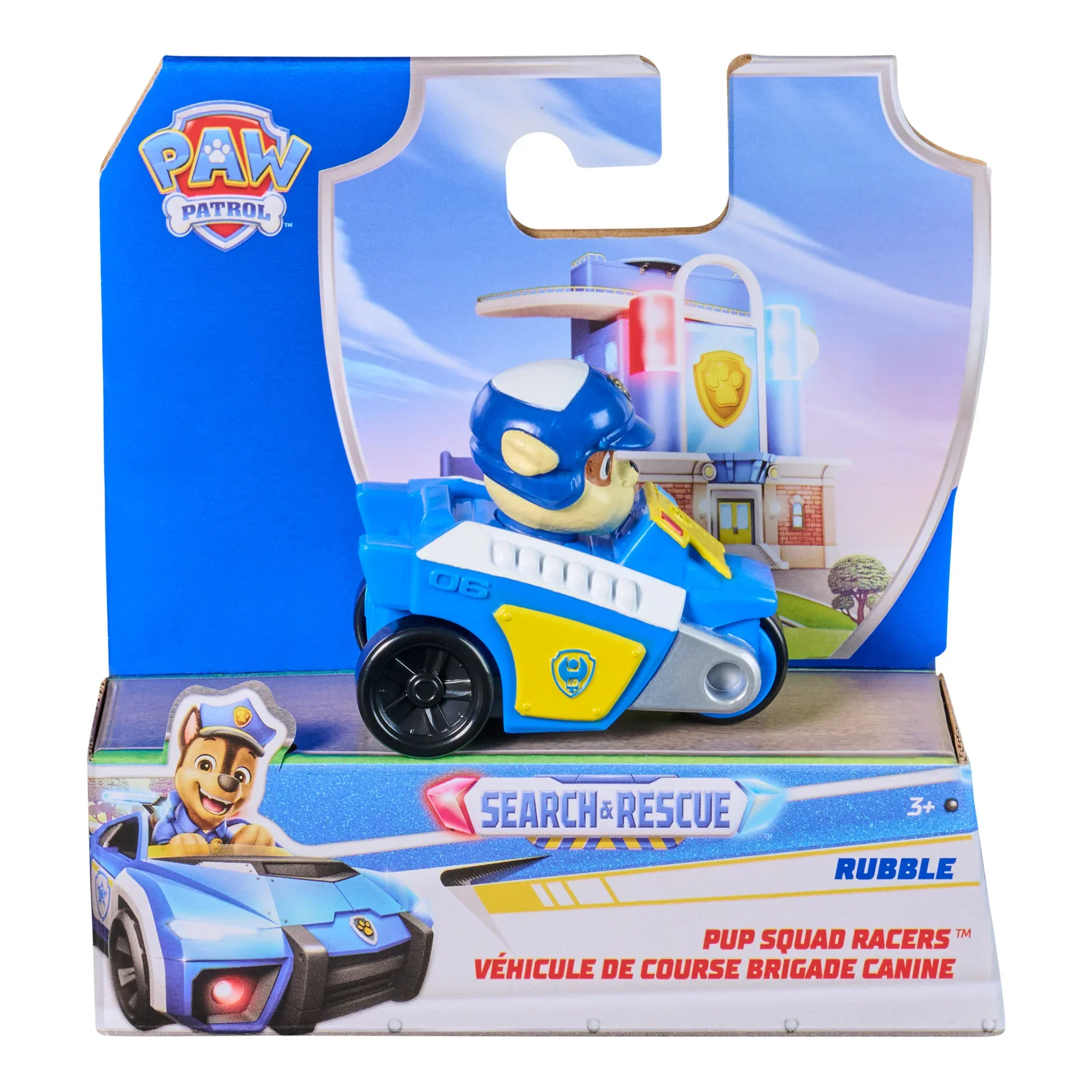 PAW PATROL SEARCH AND RESCUE PUP SQUAD RACER - RUBBLE