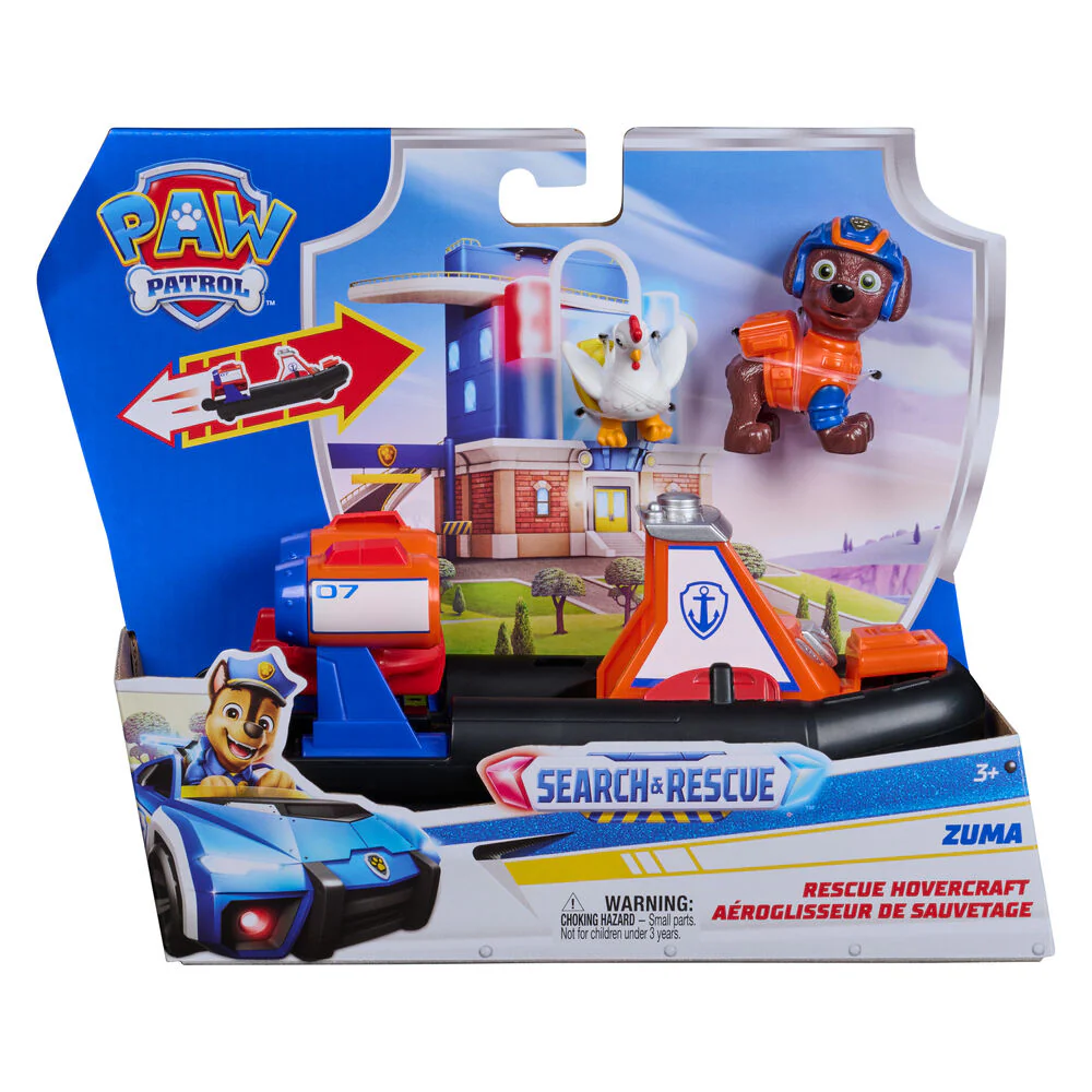 PAW PATROL SEARCH AND RESCUE - RESCUE HOVERCRAFT ZUMA