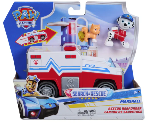 PAW PATROL SEARCH AND RESCUE - RESCUE RESPONDER MARSHALL