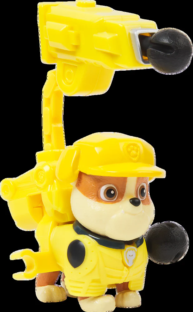 PAW PATROL - THE MIGHTY MOVIE - RUBBLE FIGURINE