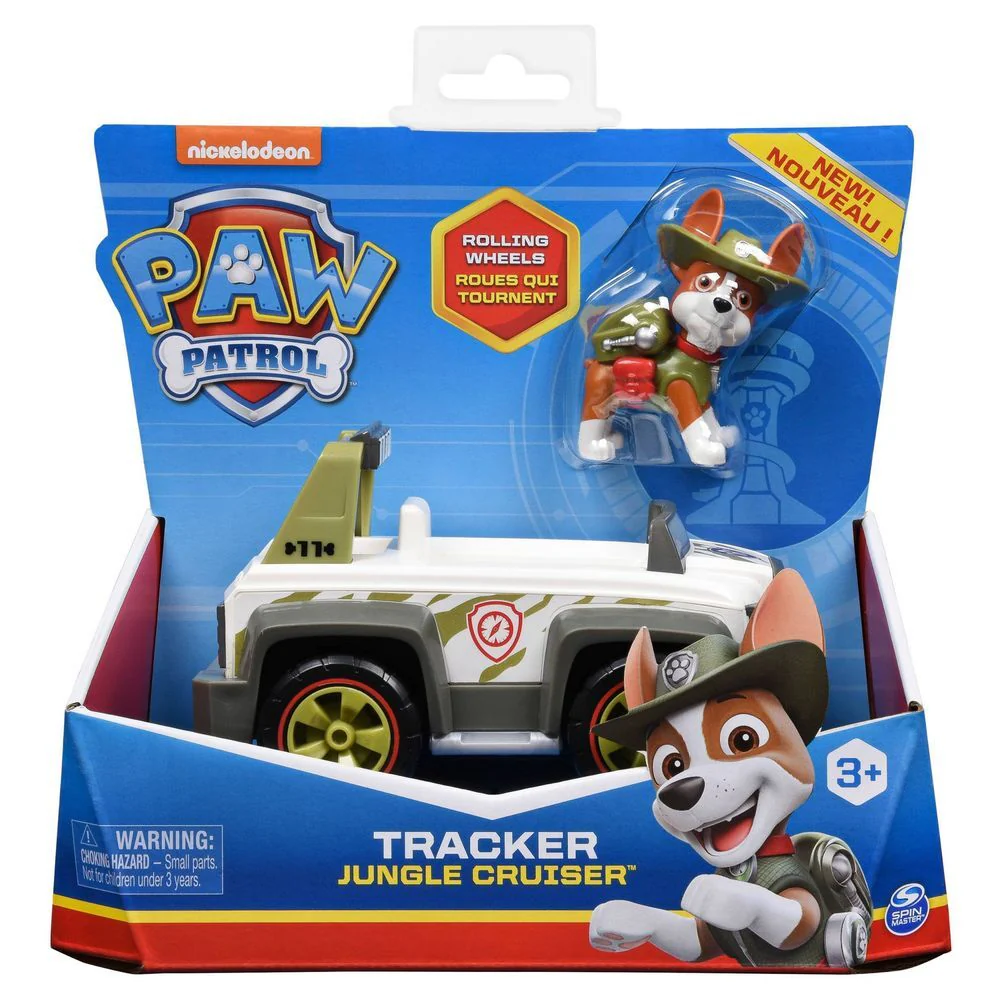 PAW PATROL VEHICLES - TRACKER JUNGLE CRUISER