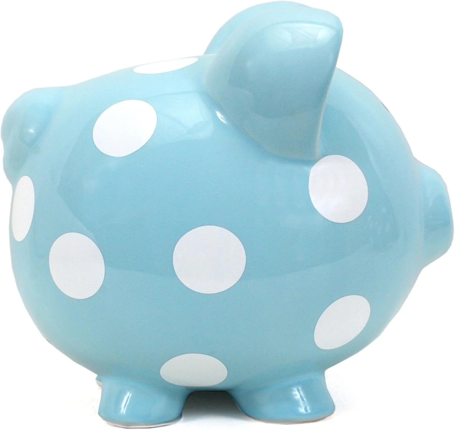 PIGGY BANK - BLUE POLKA DOT - Image 2